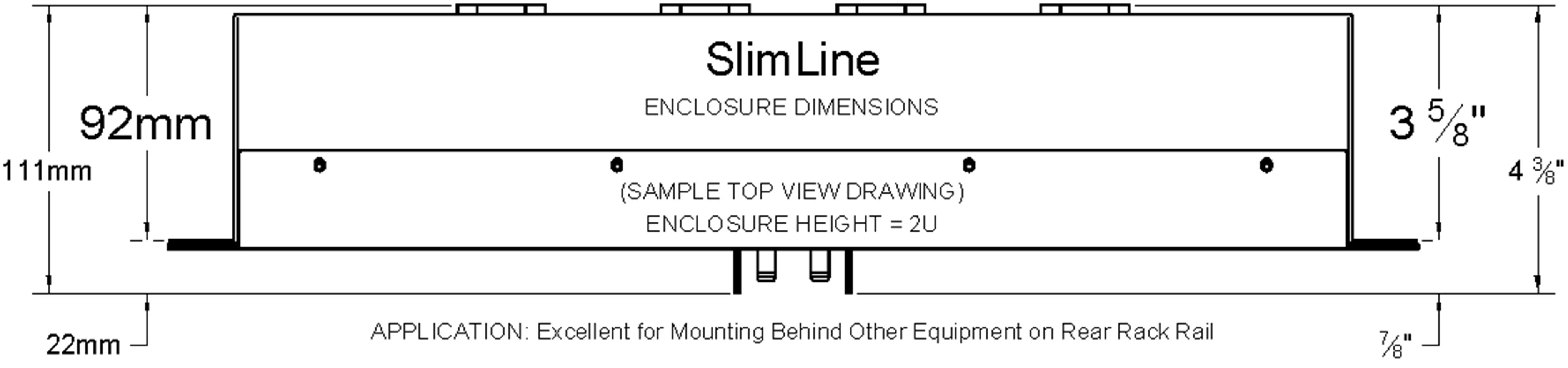 Rack Mount Power Distribution Dimensions