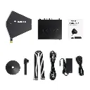 PAS-227X_-_Black_-_UHF_4-Way_Wireless_Antenna_Combiner_Bundle_-_Flat_Lay_View_of_Complete_Set_-_Phenyx_Pro.webp