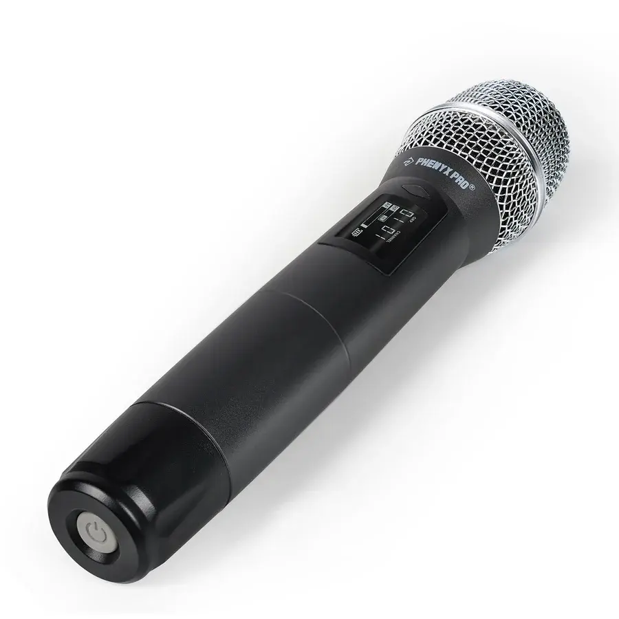 PTU-2U-2H_-_Black_-_Wireless_UHF_Dynamic_Microphone_-_Side-Rear_-_Phenyx_Pro.webp