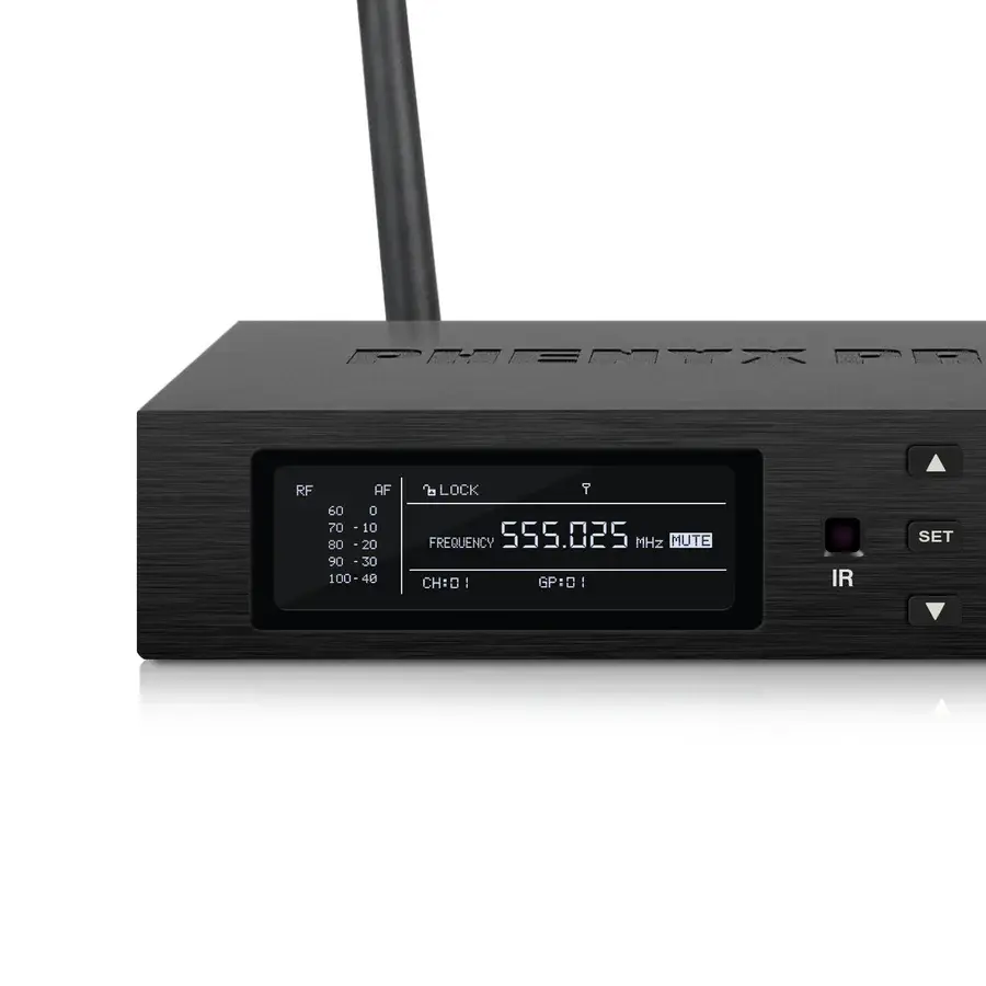 PTU-1U-1H_-_Black_-_Wireless_Microphone_Receiver_-_Detail_Shot_-_Phenyx_Pro.webp