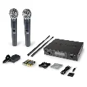 PTU-71-2H_-_Black_-_Professional_Dual-Channel_Auto-Scan_Wireless_Microphone_System_-_Flat_Lay_View_of_Complete_Set_-_Phenyx_Pro.webp