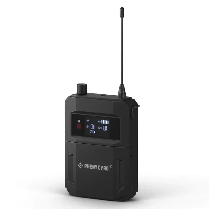 PTM-22-4B_-_Black_-_Mono_Wireless_IEM_Bodypack_Receiver_-_Side_-_Phenyx_Pro.webp