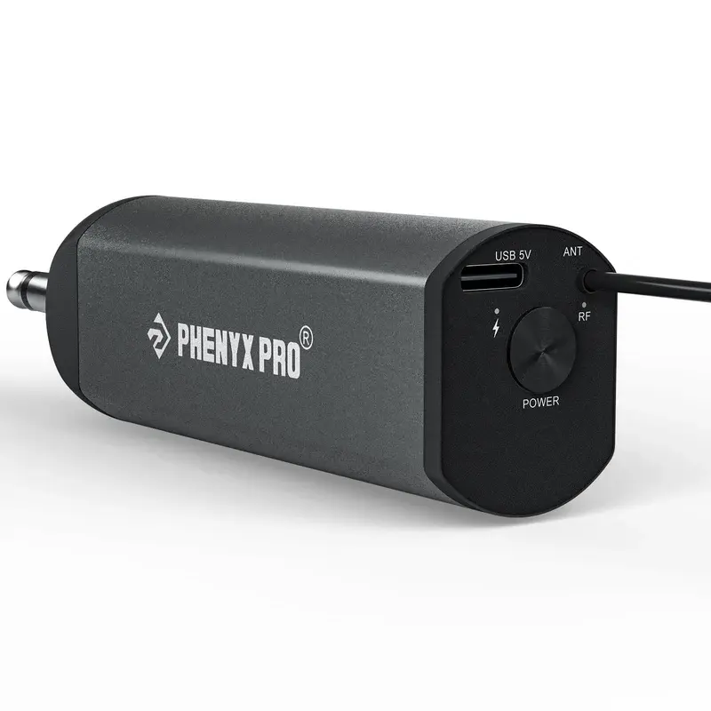 PDP-2-1H1B_-_Black_-_UHF_Wireless_Receiver_-_Diagonal_Side_View_-_Phenyx_Pro (1).webp