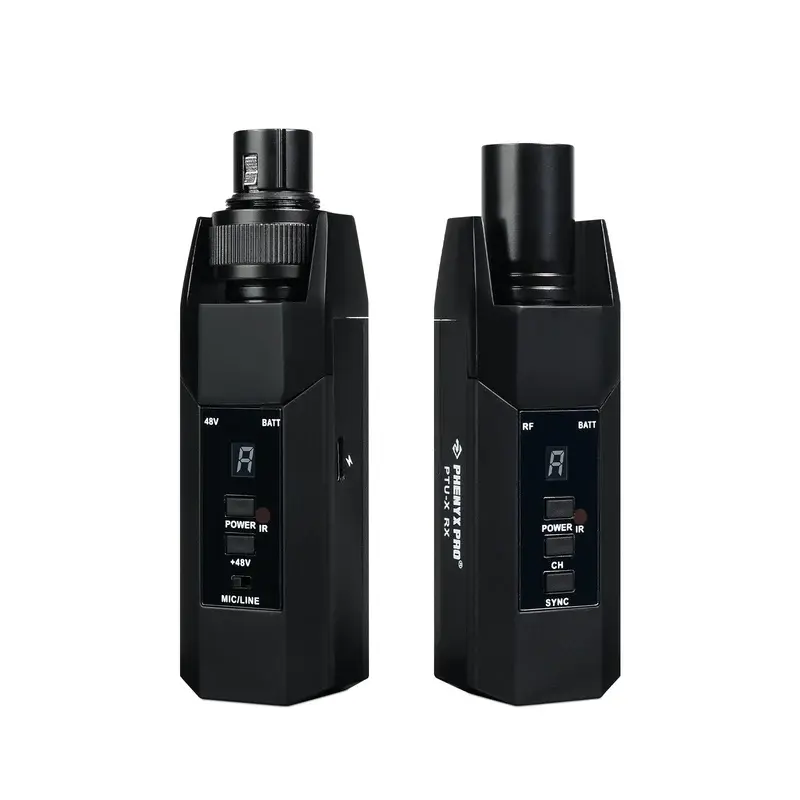 PTU-X_-_Black_-_Plug-on_XLR_Wireless_Transmitter_Receiver_System_-_Back-to-Back_-_Phenyx_Pro.webp