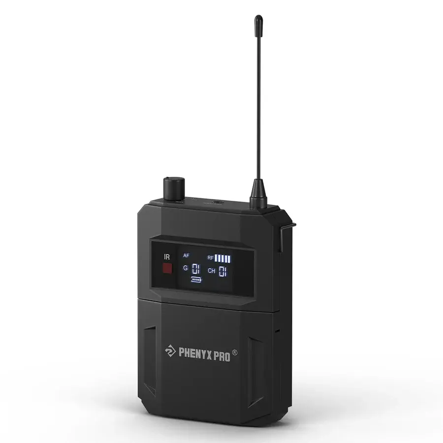 PTM-33-4B_-_Black_-_Mono_Wireless_IEM_Bodypack_Receiver_-_Side_-_Phenyx_Pro.webp