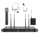 Phenyx Pro PTU-2U-1H1B | True Diversity Dual Wireless Microphone System SKU# PTU-2U-1H1B
