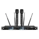 Phenyx Pro PTAU-2 | Dual-Channel Advanced True Diversity Wireless Dynamic Mic System SKU# PTAU-2