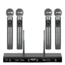 Phenyx Pro  PTU-5200-4H | Quad Wireless Microphone System w/ Frequency Hopping SKU# PTU-5200-4H 