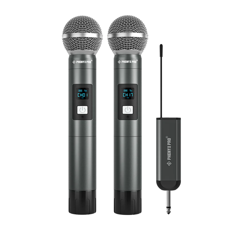 Phenyx Pro  PDP-2-2H | Dual Digital Portable Wireless Microphone System SKU# PDP-2-2H