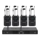 Phenyx Pro  PTM-22-4B | UHF Mono Wireless In-Ear Monitor System w/ 2 Loop Outputs SKU# PTM-22-4B