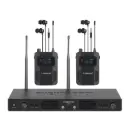 Phenyx Pro  PTM-22-2B | UHF Mono Wireless In-Ear Monitor System w/ 2 Loop Outputs SKU# PTM-22-2B