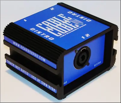 Distro Speaker Cable Break-Out Box SKU# 10042