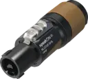 Neutrik NL2FXX-W-S Two-Pole speakON®   Connector (Brown) SKU# NL2FXX-W-S