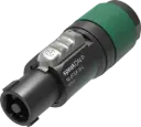 Neutrik NL4FXX-W-L 4-Pole speakON® Female Connector (Green) SKU# NL4FXX-W-L  