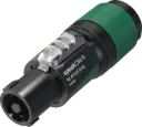 Neutrik NL4FXX-W-S Four-Pole speakON®  Connector (Green) SKU# NL4FXX-W-S