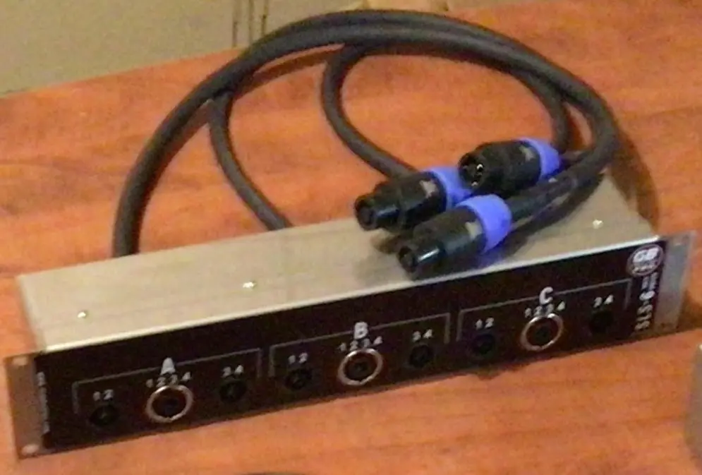 SLS-6C Rack Patch Speaker Output Panel SKU# 76163   