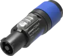 Neutrik NAC3FXXA-W-L powerCON® Lockable Power Connector (Blue) SKU# NAC3FXXA-W-L