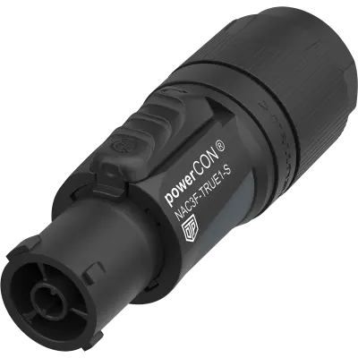 Neutrik NAC3F-TRUE1-S powerCON® TRUE1 Female Locking Mains Connector SKU# NAC3F-TRUE1-S