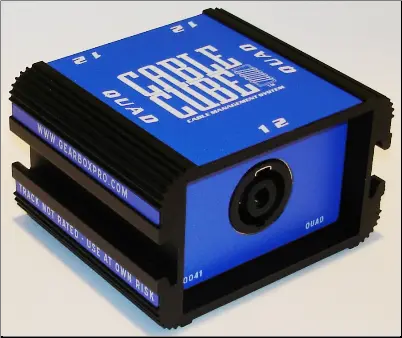 Quad Speaker Cable Break-Out Box SKU# 10041  